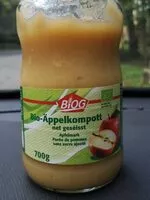 Mängden socker i Bio-Äppelkompott net geséisst