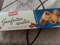 Mängden socker i Gaufrettes roulées 