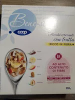 Mängden socker i fiocchi croccanti con frutta