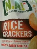 Mängden socker i NA Rice crackers