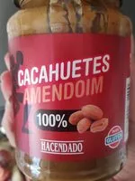 Mängden socker i Crema cacahuete