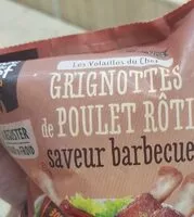 Mängden socker i Grignottes de poulet rôti saveur barbecue