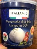 Mängden socker i Mozzarella di Bufala campana DOP
