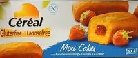 Mängden socker i Mini cakes fourrés à la fraise sans gluten ni lactose