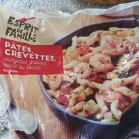 Mängden socker i Pâtes, crevettes