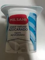 Mängden socker i Yogur natural azucarado