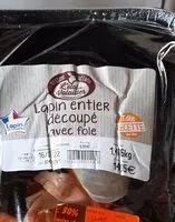 Mängden socker i Lapin entier découpé avec foie