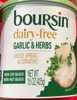 Mängden socker i Dairy free garlic & herbs cheese alternative spread
