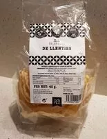 Mängden socker i Triangles de llenties