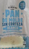 Mängden socker i Pan de molde blanco sin corteza