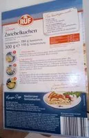 Mängden socker i Préparation pour tarte à l'oignon