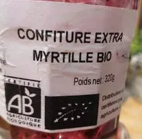 Mängden socker i Confiture myrtille