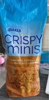 Mängden socker i Crispy minis caramel corn