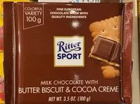 Mängden socker i Butter Biscuit and Cocoa Creme