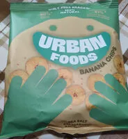 Mängden socker i Urban Foods Banana Chips