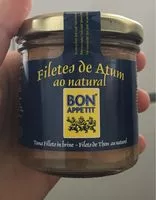 Mängden socker i Filets de thon ao naturel