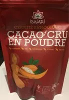 Mängden socker i Cacao Cru en Poudre