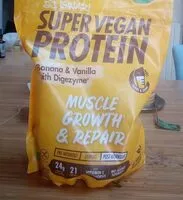 Mängden socker i super vegan protein banana & vanilla
