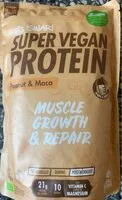 Mängden socker i Super Vegan Protein - Peanut & Maca - Muscle Growth & Repair