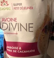 Mängden socker i Avoine Divine framboise & beurre de cacahuète