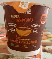 Mängden socker i Super desayuno avena sin gluten cacao y avellanas