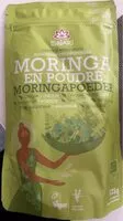 Mängden socker i Moringa en poudre