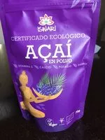 Mängden socker i Açaí en polvo