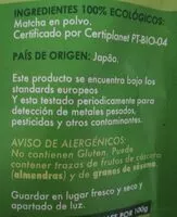 Mängden socker i Te Matcha