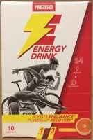 Mängden socker i Prozis energy drink
