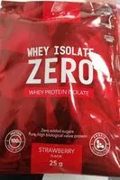 Mängden socker i Whey Isolate ZERO