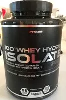 Mängden socker i Proteine whey hydro isolate