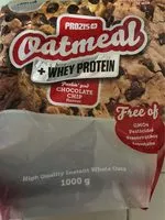Mängden socker i Oatmeal + Whey Protein (Chocolate Chip)