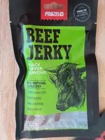 Mängden socker i Beef jerky black pepper