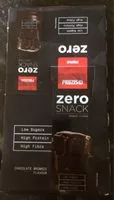 Mängden socker i Zero snack brownie flavour