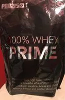 Mängden socker i 100% Whey prime chocolat-coco