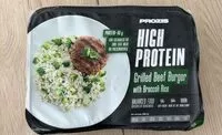 Mängden socker i High Protein Beef Burger with Broccoli Rice