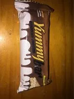 Mängden socker i Yummy Bar Crunchy Protein 35 g Banane