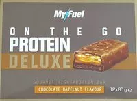 Mängden socker i Protein Deluxe Bar Chocolate Hazelnut Flavour