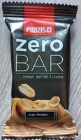 Mängden socker i Zero bar beurre de cacahuète