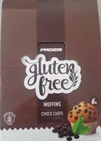 Mängden socker i Muffins choco chips gluten free