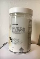 Mängden socker i Pure Native Whey