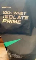 Mängden socker i 100% whey isolate prime