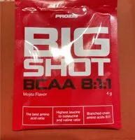 Mängden socker i BIG SHOT BCAA 8:1:1