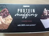 Mängden socker i Protéin muffins crunchy cocoa