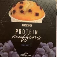 Mängden socker i Peotein muffins blueberry