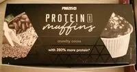 Mängden socker i Protéine muffins crunchy cacao