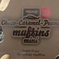 Mängden socker i Choco caramel peanuts muffin