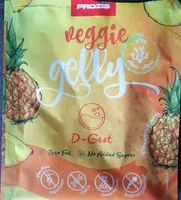 Mängden socker i Veggie gelly D-gest ananas