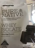 Mängden socker i Pure native whey isolate chocolat