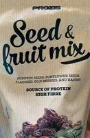 Mängden socker i Seed & Fruit mix